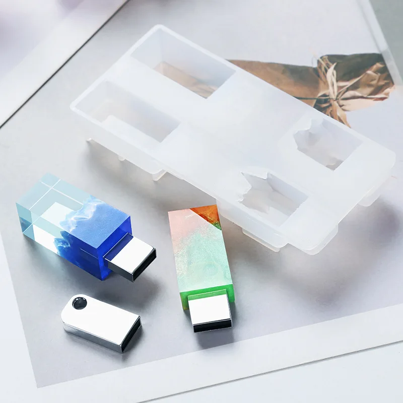 Transparent Silicone Mould For U-Disk DIY Dried Flower Resin Decorative Craft Devil Cat Epoxy Jewelry Mold | Украшения и