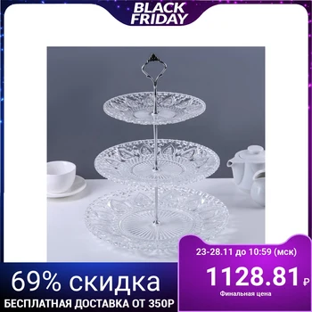 

Dish 3 tiers d = 25/20/18 cm "Fun"