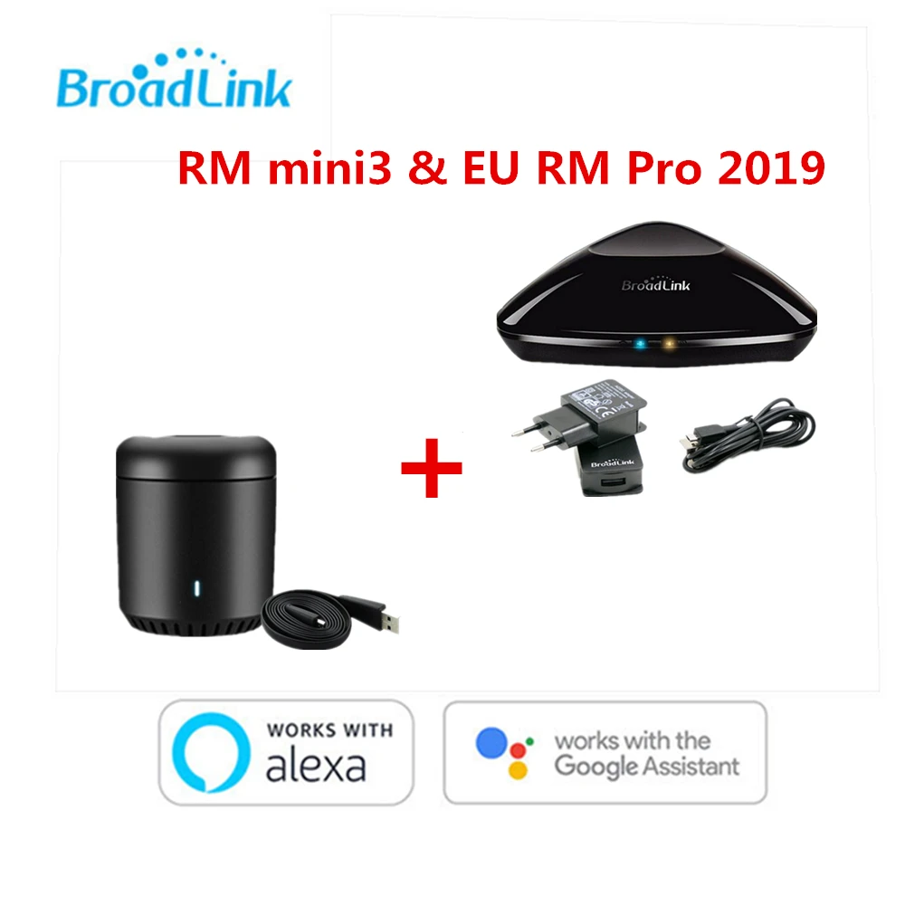 Broadlink RM PRO+ универсальная интеллектуальная поддержка Slimme Domotica WiFi+ IR+ RF Schakelaar Voor IOS Android Tel - Цвет: EU RM PRO RM min3