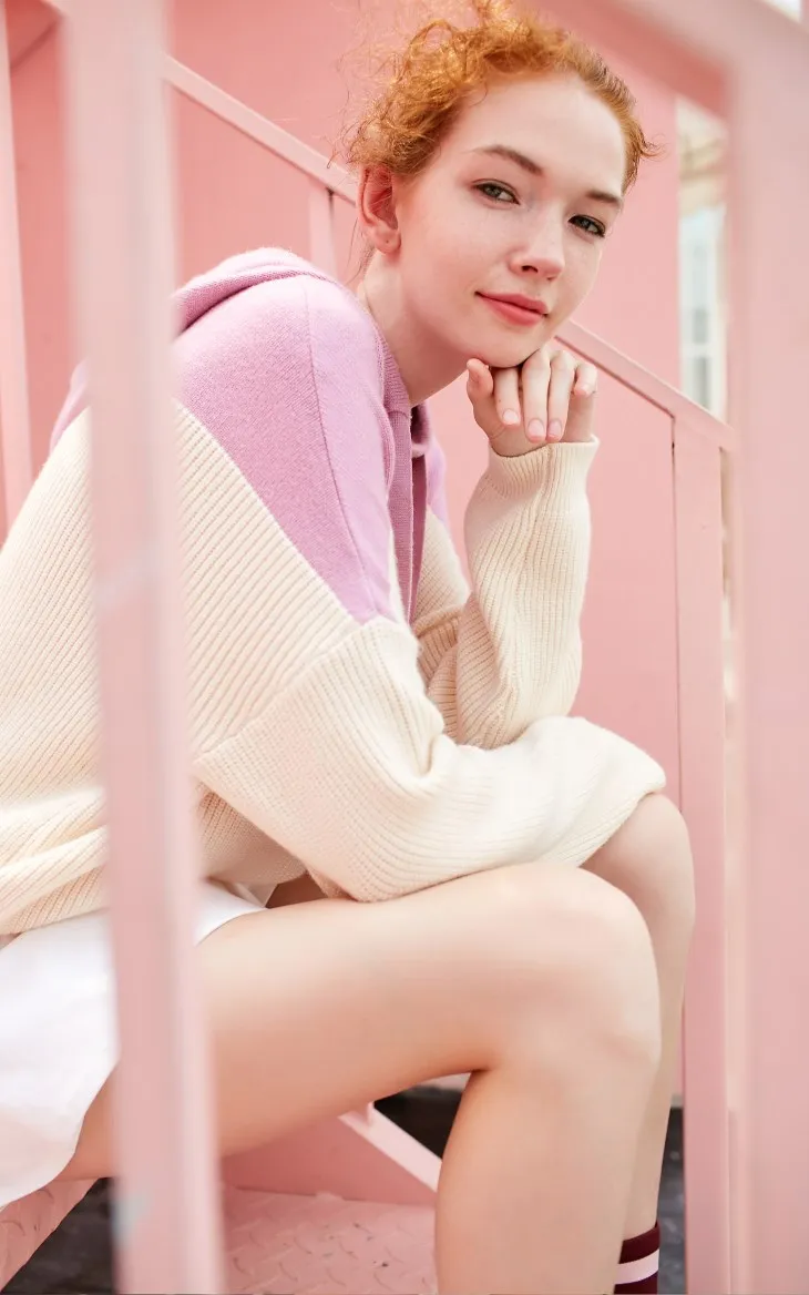 Vero Moda женский шикарный длинный рукав с капюшоном вязаный свитер | 318413516
