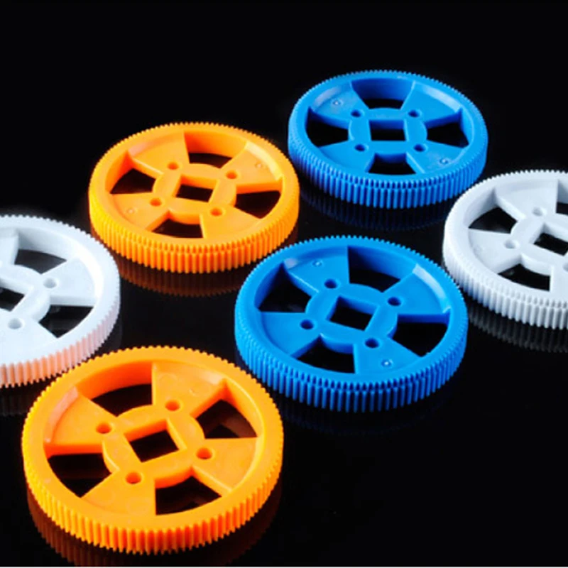 

5pc 64T 96T square hole Gear tank gear dron rc car plane robot kids toys for boys diy baby accessories montessori juguetes nero