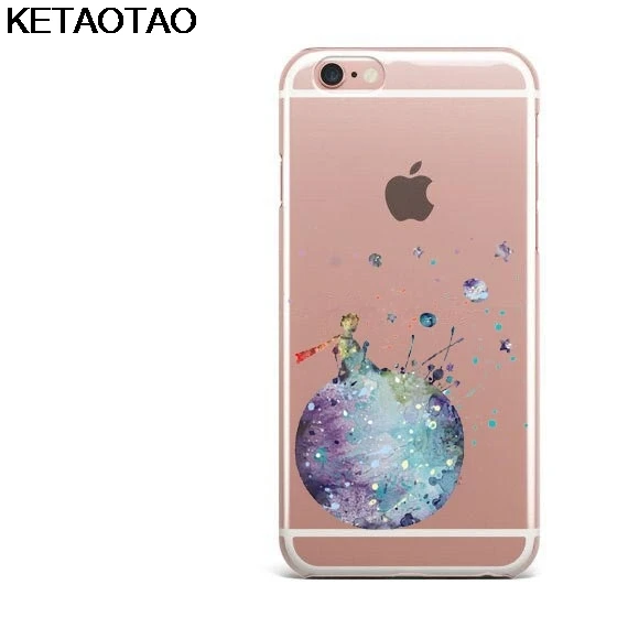 KETAOTAO ананас Одри Хепберн слон Рапунцель чехол для телефона s для iPhone 4 5S 6S 7 8 X чехол кристально чистый мягкий TPU чехол s - Цвет: Оранжевый