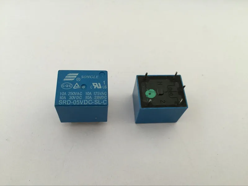 

400PCS Relay SRD-05VDC-SL-C SRD-12VDC-SL-C SRD-24VDC-SL-C 5V 12V 24V 10A 250VAC 5PIN T73
