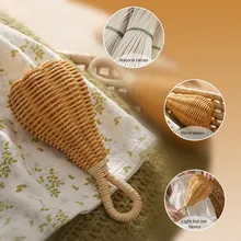 

1 PCS Wooden Rattle Toy Rattan BPA Free Wood Ring Baby Teether Rodent Baby Gym Mobile Rattles Newborn Educational Toys