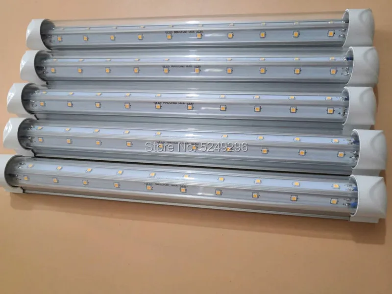 Светодиодный Grow светильник LM301B samsung SK 3000K 3500K T8Tube 50 Вт бар полный спектр комнатное растение лампы для гидропоника, шатер для выращивания 30 см 5 шт./лот