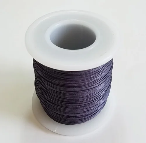 dark perple Красочные водонепроницаемые льняные Вощеные нитки 150 м/рулон шпагата для шитья ручной работы аксессуары DIY - Цвет: dark perple