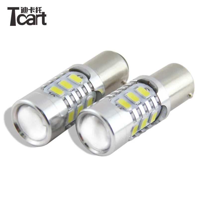 Tcart 2x P21W 1156 светодиодный светильник дневного света без ошибок для Seat LEON Альгамбра