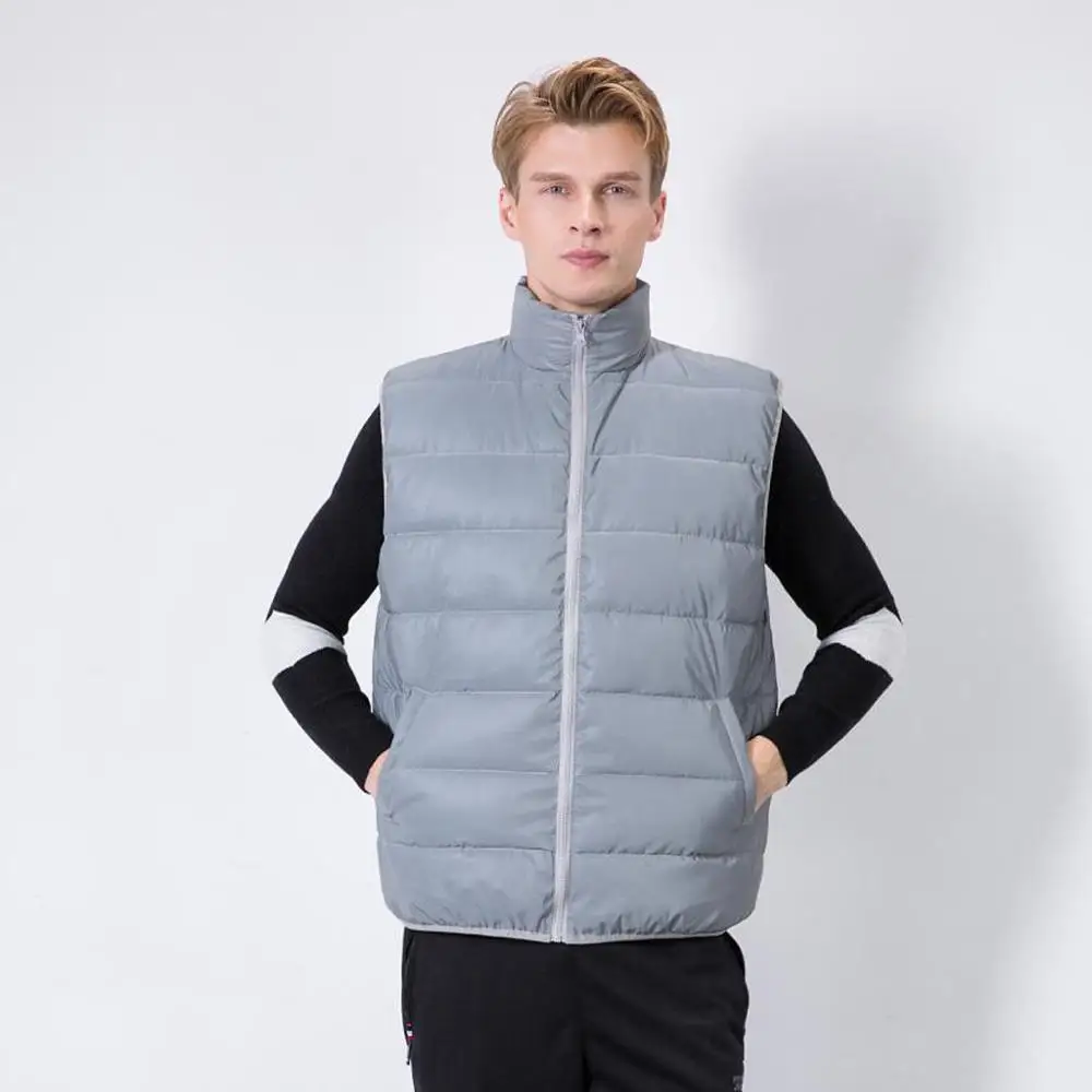 Reflective Jacket Vest Men/women Harajuku Windbreaker Jackets Streetwear Winter&Autumn Cotton Clothes Fashion Coat жилет мужской