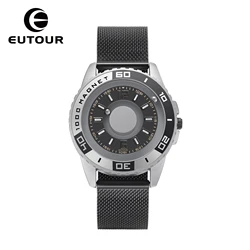 EUTOUR  Quartz Watch Men's Luxury Sports Design Shell Original Magnetic Watch Fashion Simple Watch Belt Men's Watch Gift