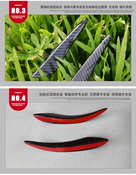 

Fit for Ford MUSTANG 15-17 Carbon fiber wrapped perturbed small wind knife decorative outer decoration