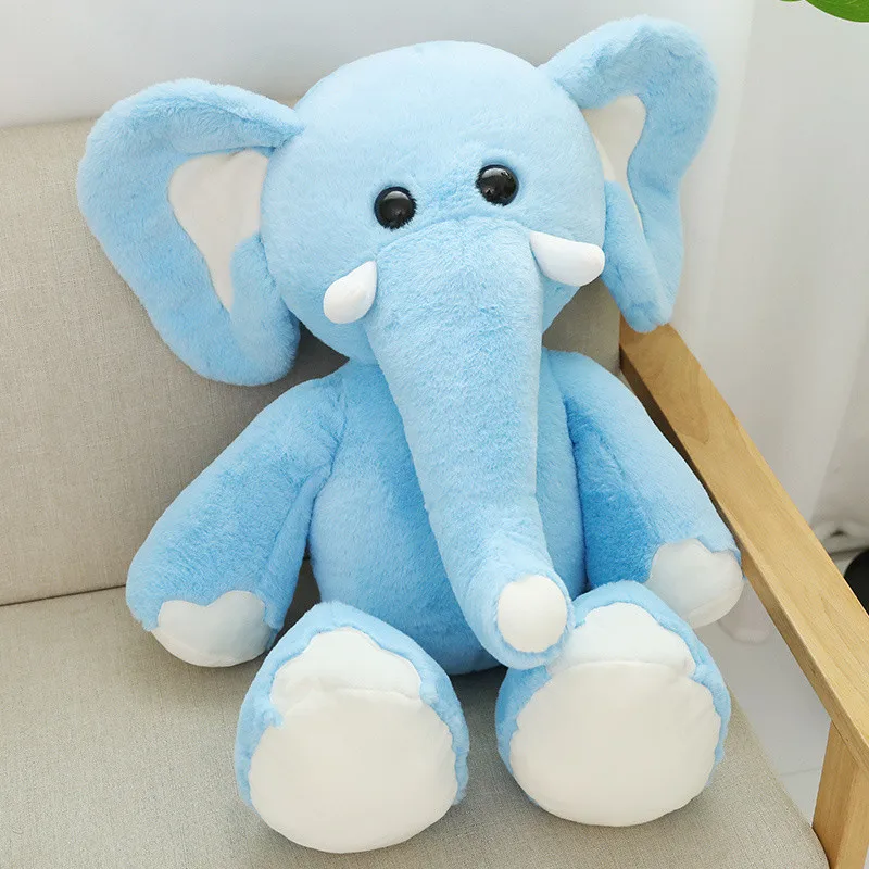 75 см Огромный милый слон плюшевые подушки мягкие Kawaii игрушки животных милые куклы подушка для сна для детей девочек подарки декор комнаты