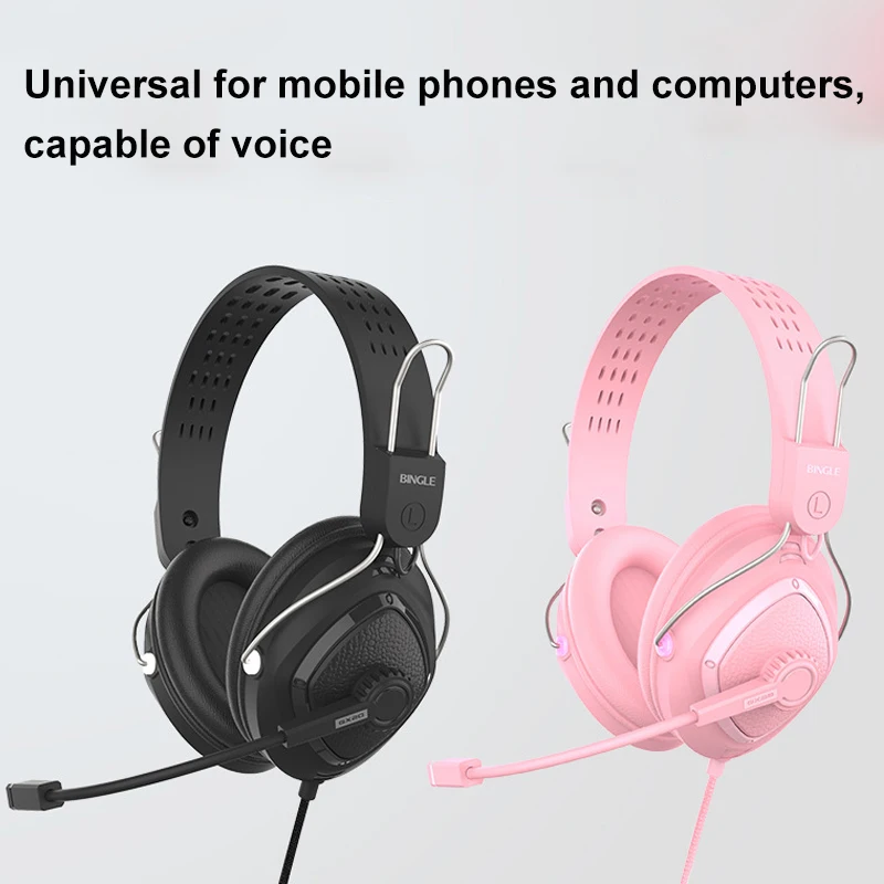 Kids Headphone Wired 85db Safe Volume Headset with Microphone for Boys Girls Birthday Gifts Lerning Gaming Earphone