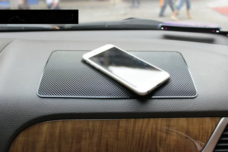1 шт. Авто CarAnti Slip Dashboard Липкий коврик нескользящий коврик черный ПВХ держатель липкий ковер для gps сотовых телефонов автомобильный интерьер поставки