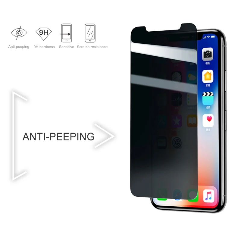 Защитное закаленное стекло для iPhone 11 Pro XS Max, Защита экрана для iPhone 7, 6, 6 S, 8 Plus, X, XS, XR