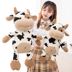 Novo brinquedo de pelúcia vaca bonito gado pelúcia animais de pelúcia gado macio boneca crianças brinquedos presente aniversário para crianças