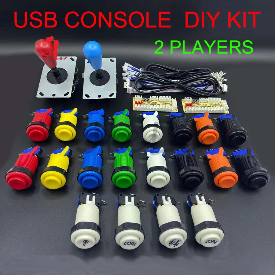 DIY 아케이드 게임 키트 제로 딜레이 보드 USB 인코더 PC, 라즈베리 파..