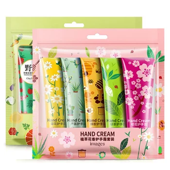 

5Pcs/set Moisturizing Hydrating Hand Cream For Winter Hand Care Whitening Nourishing Anti-Aging Skin Care