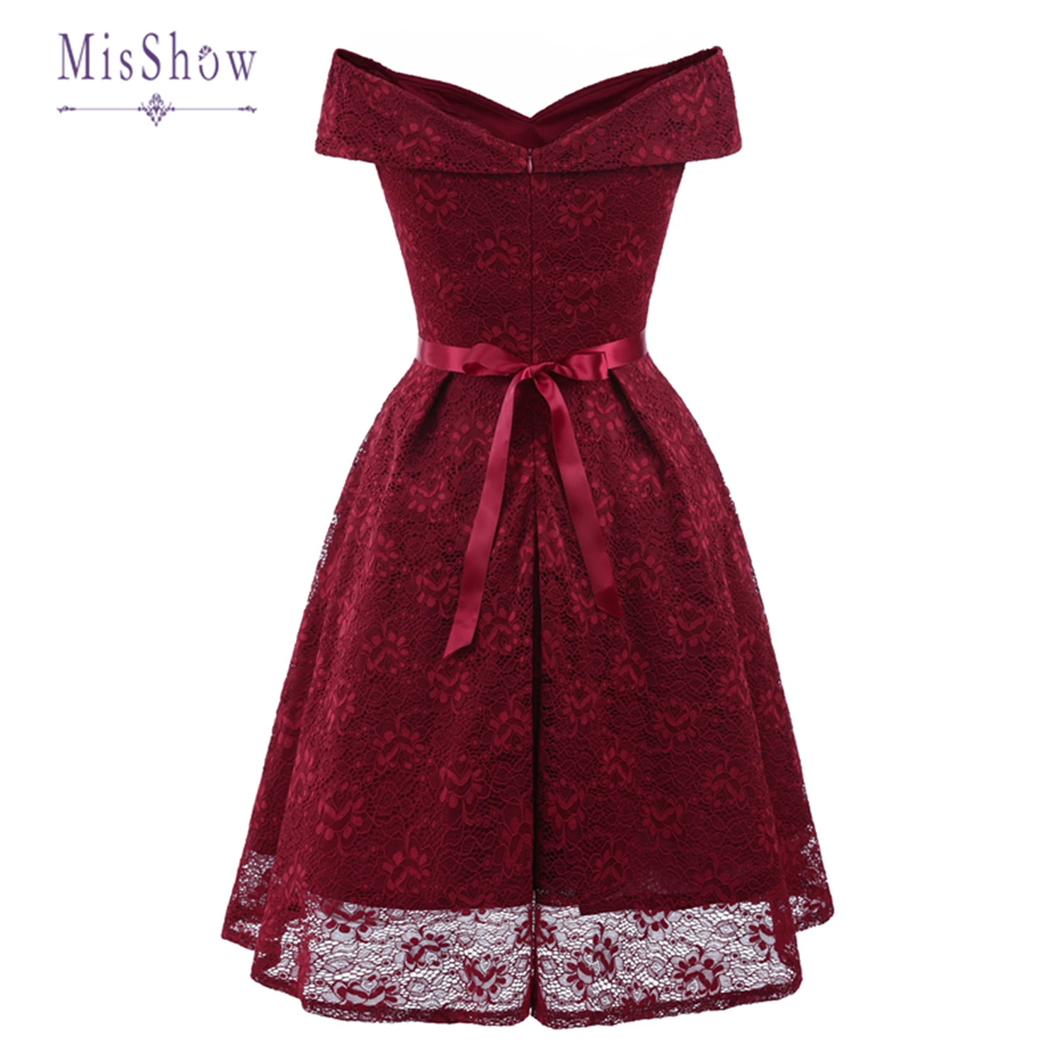 In Stock New Cocktail Dresses Floral Lace Retro Robe Vintage Rockabilly Plus Size Party Dress Prom Homecoming Dresses
