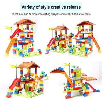 

178PCS City Series Building Blocks Small Particle Assembly Blocks Toy Compatible Blocks Educational Toys Gift Building Bricks