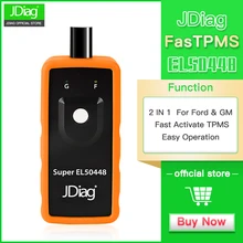 JDiag Super EL-50448 TPMS Reset Activation Tool Compatible for G-M Vehicles and F-ord Vehicles Tire pressure reset tool autel maxitpms ts401 tpms diagnostic and service tool pre selection process offer faster activation and diagnostics
