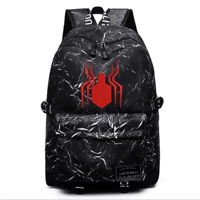 Genuine Disney Marvel Backpack Spiderman Captain America Capacity Backpack Travel Bag Men&Women Laptop Bag Mochila Escolar 5