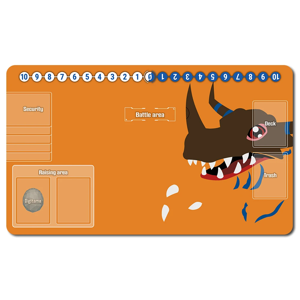 

701869 - Board Game DTCG Playmat Table Mat Size 60X35 cm Mousepad Play Mats Compatible for Digimon TCG CCG RPG