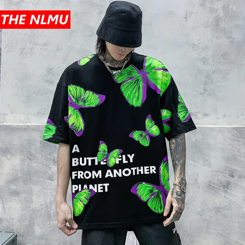 Mens Harajuku T-shirts Butterfly Print Short Sleeve T Shirt Hip Hop Streetwear 2020 Summer Men Casual T-Shirt Tops Tees WG795 Mens Harajuku T-shirts Butterfly Print Short Sleeve T Shirt Hip Hop Streetwear 2020 Summer Men Casual T-Shirt Tops Tees WG795