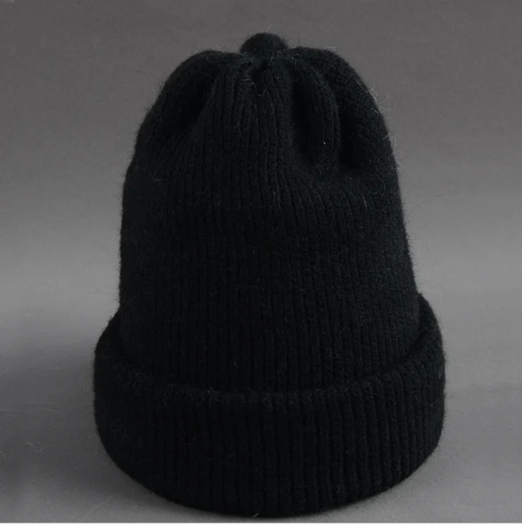 Abaicer, Шапка-бини из кроличьего меха для женщин, зимняя шапка Skullies, теплая шапка из Гравити Фолз, шапка Gorros, женская шапка - Цвет: 7