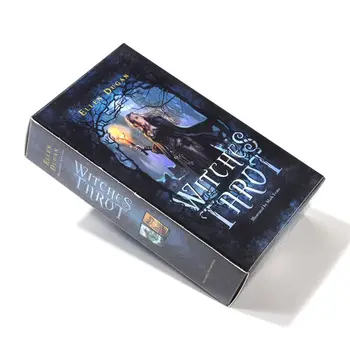 

78pcs Cards Witch Tarot Deck Future Fate Indicator Forecasting Cards Board Game