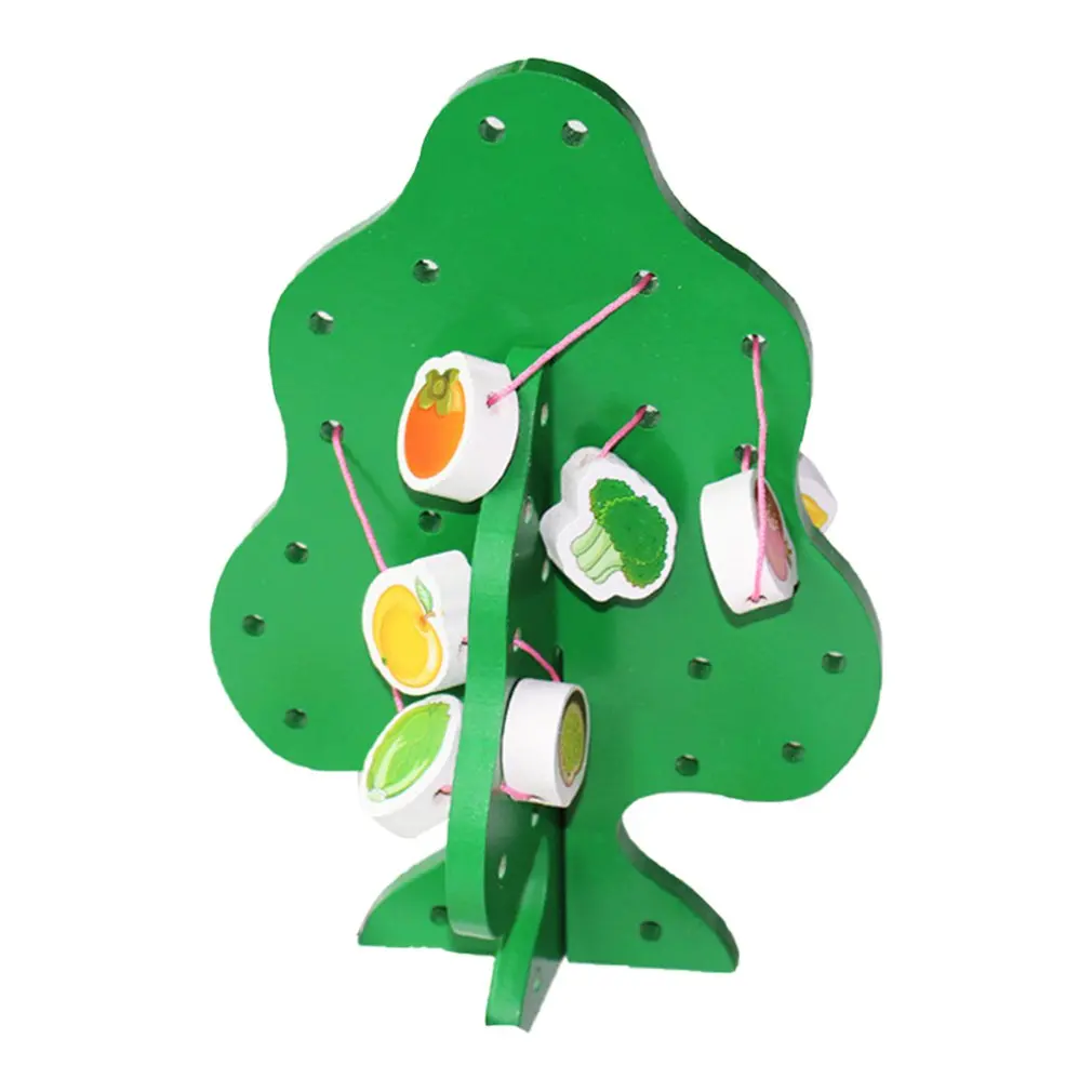 

Children's Educational Toys Wooden Educational Toy Fruit Tree Toy Wisdom Tree Toy Wooden Beaded Toys