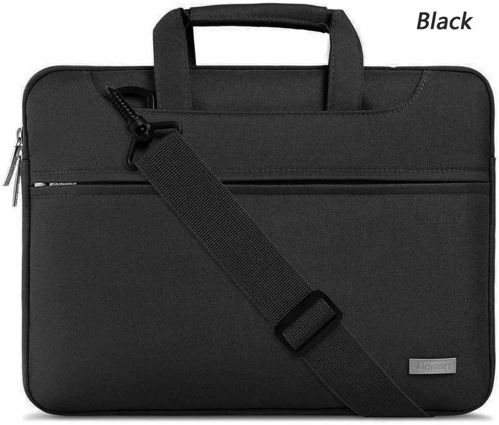 Black MOSISO сумка для ноутбука чехол 13 14 15 15,6 сумки-мессенджеры для MacBook Air Pro Asus lenovo Acer Dell hp сумка для ноутбука Портфель - Цвет: Black