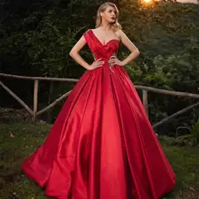 Женское атласное выпускное платье Элегантное бальное платье на одно плечо высокое качество vesrido formatura longo черная девушка новейшая Очаровательная официальная