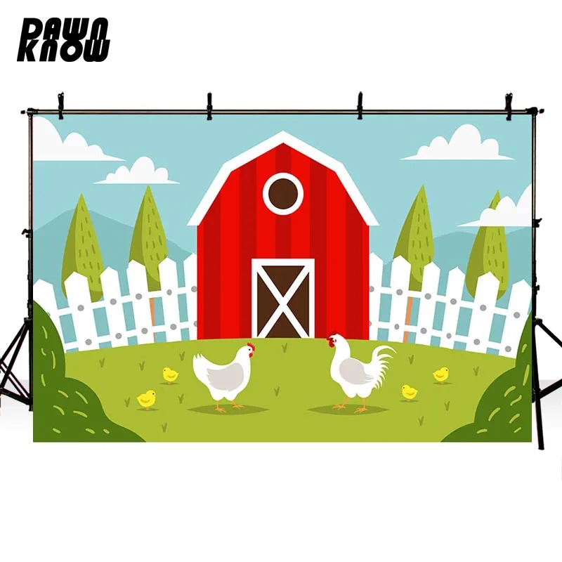 Виниловый фон для фотосъемки с изображением мультипликационного Бартона