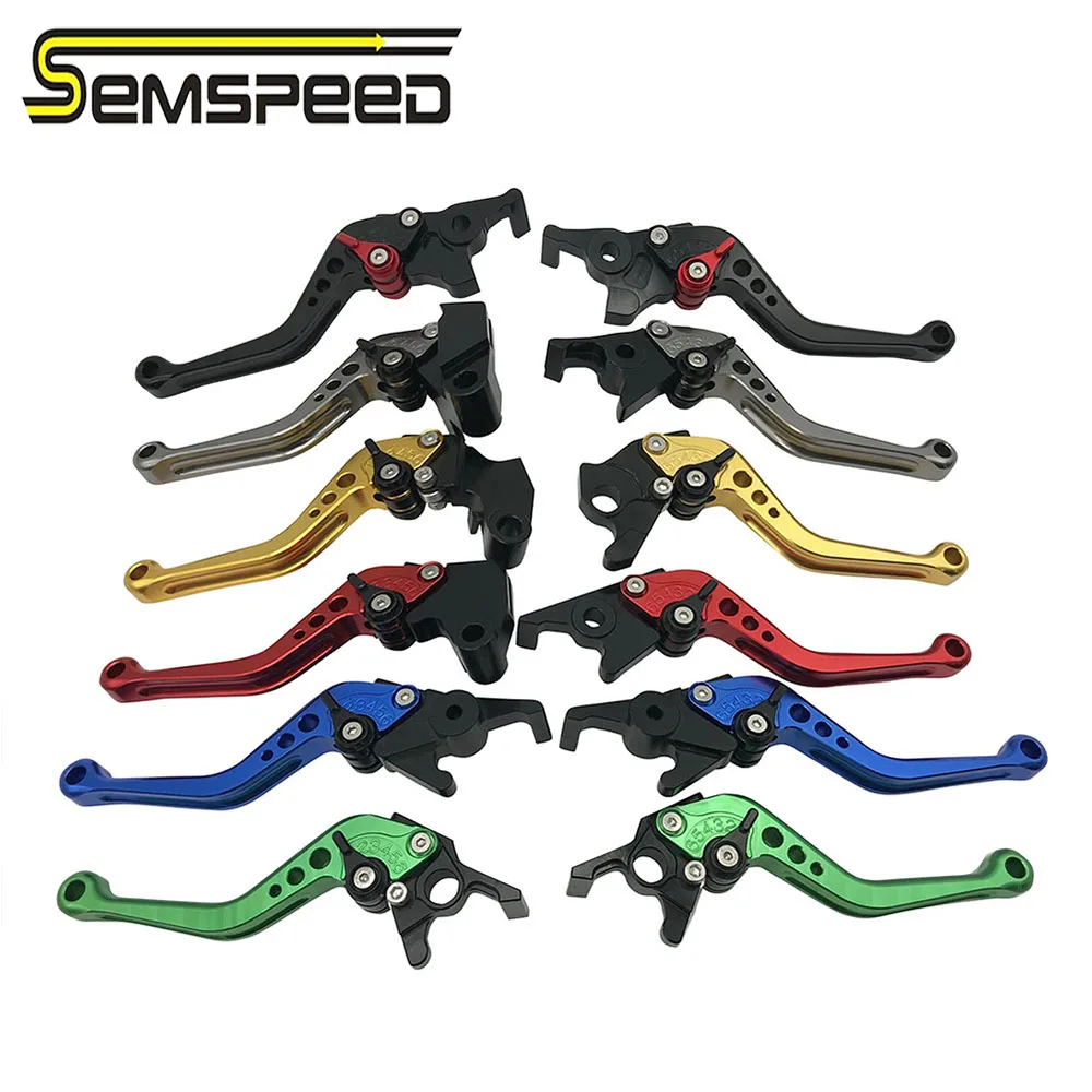 SEMSPEED рычаги для HONDA PCX 125 PCX125 PCX 150 PCX150 2010- аксессуары для мотоциклов Короткие тормозные рычаги сцепления