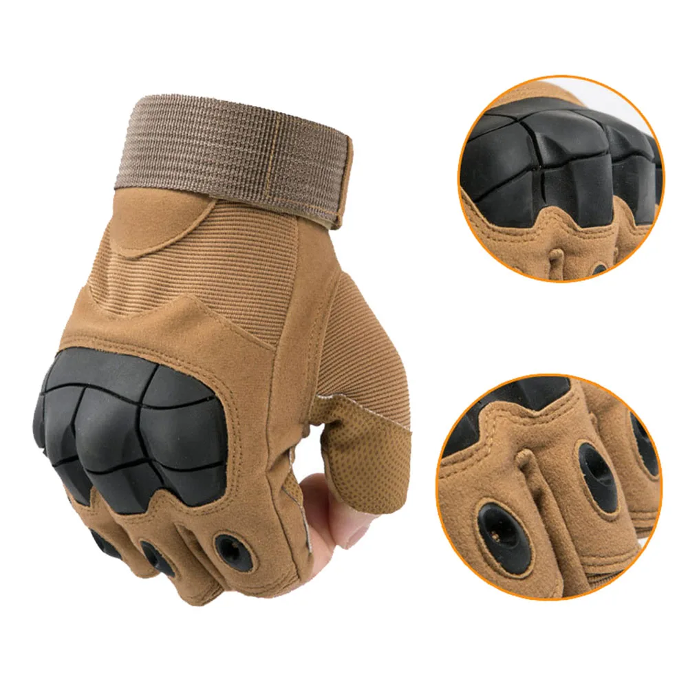[AETRENDS] тактические перчатки Военные Резиновые жесткие перчатки с защитой суставов перчатки без пальцев подходят для велоспорта Пешие прогулки страйкбол Пейнтбол O-0018