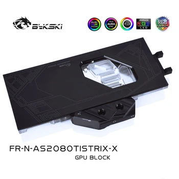 

Bykski Water Block use for ASUS ROG STRIX-RTX2080TI-O11G-GAMING /Full Cover Copper Block/RGB Light/Compatible Original Backplate