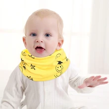 1 шт. мультфильм бренд теплый крючком для маленьких девочек мальчиков шарф шарфы детей Новорожденные малыши Корейская зимняя однотонная полосатая шапка