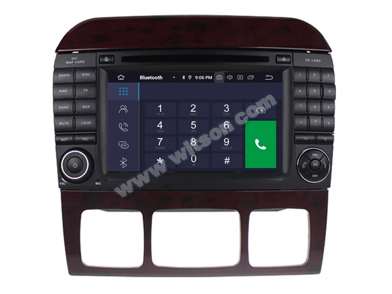" Android 9,0 OS автомобильный DVD Мультимедиа Навигация gps радио для Mercedes-Benz s-класс W220 1998-2005 с поддержкой функции ADAS