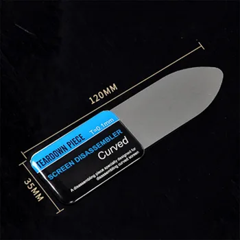 

1PCS Thickness 0.1mm Curved Screen Disassembler Stainless Steel Pry Sheet for Sumsung S6 S7 Edge Disassembling Repair Open Tool