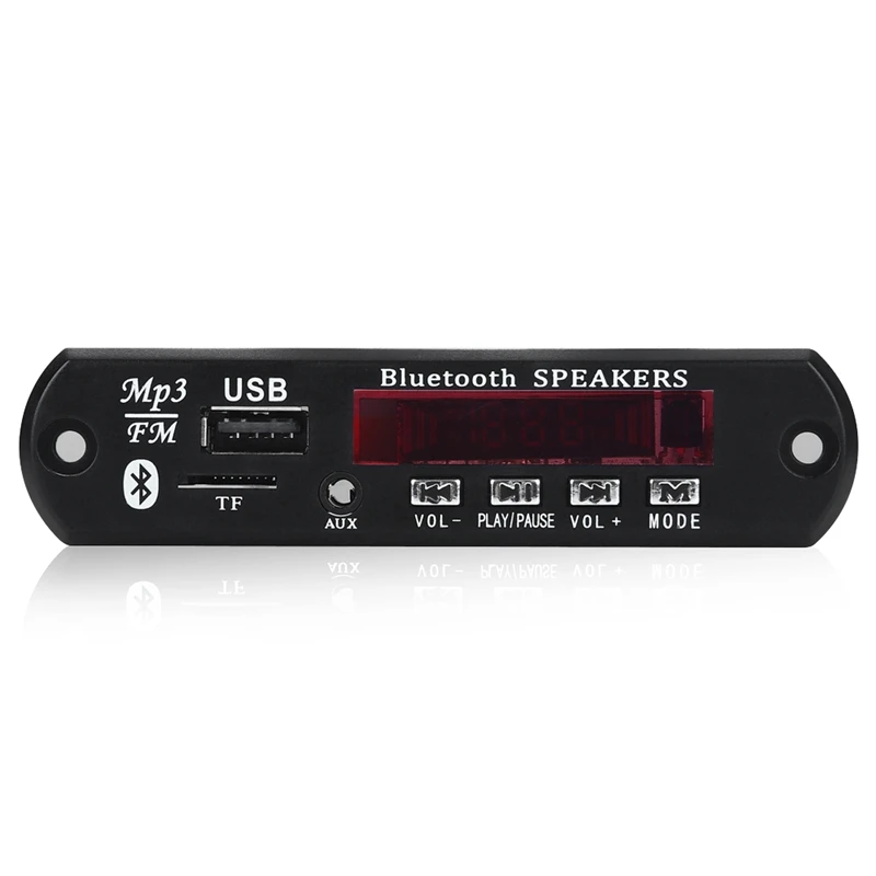 Bluetooth 5.0 MP3 Decoder Board DC 5V 12V Car FM Radio Module Support TF USB AUX for Phone | Электроника