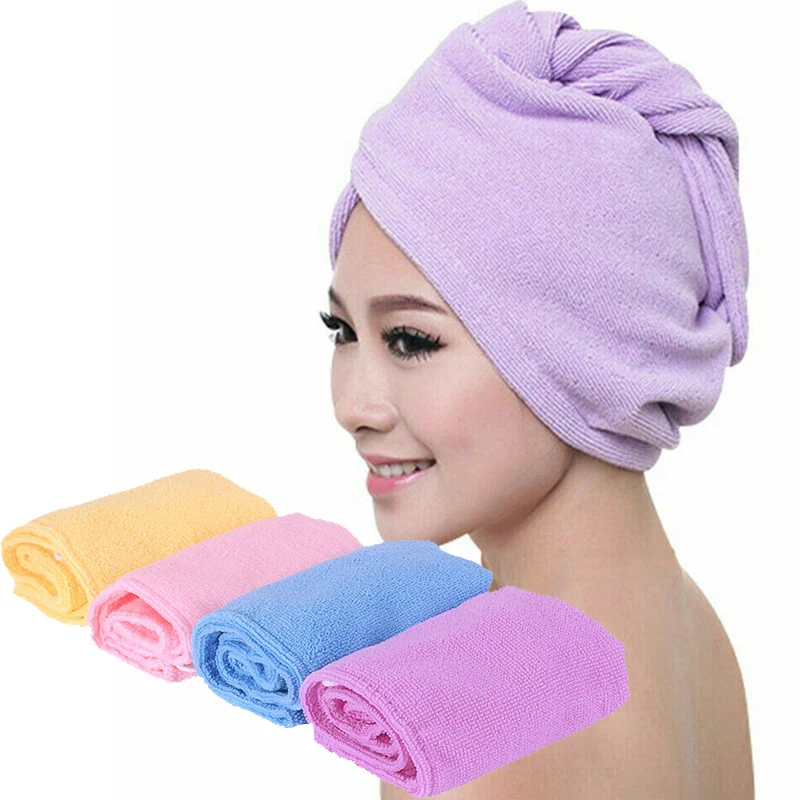 Microfiber Hair Towel Quick Dry Hair Towel Microfiber Bath Wrap