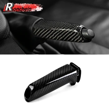 

RONCHEIN Carbon Fiber Hand Brake Lever Cover for BMW 3 Series 3GT E46 E90 E92 E60 E39 F30 F34 F10 F20 Parking Brake Cap Trim