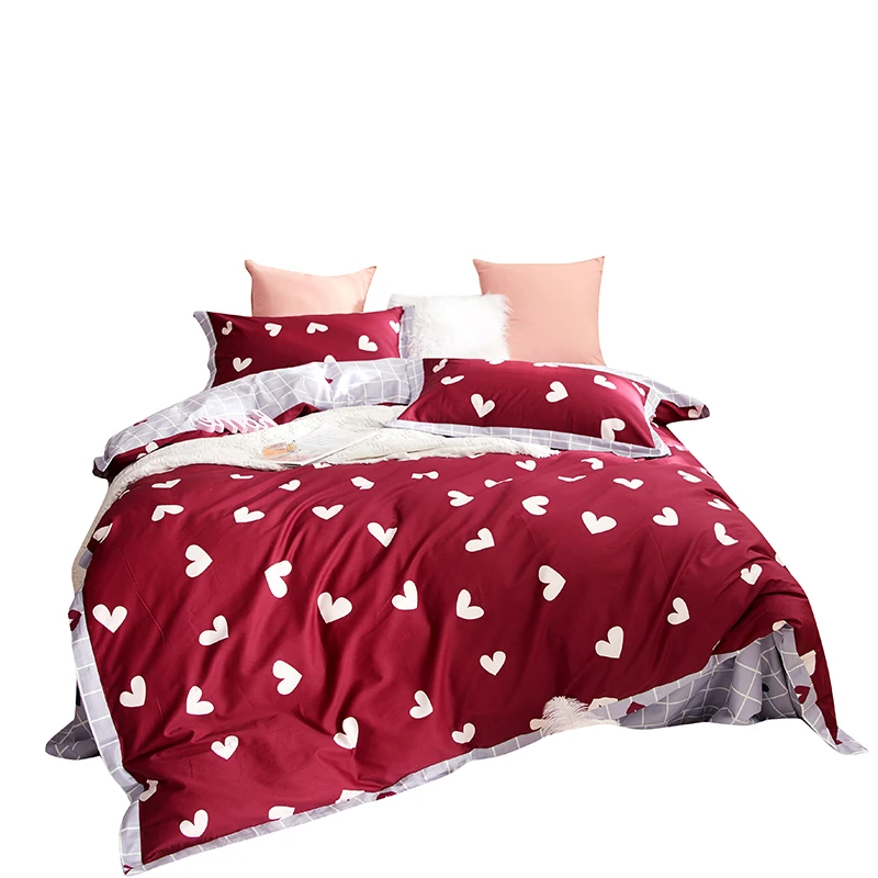Постельное белье из египетского хлопка king size 4 шт. 60s атласные кроватные простыни темно-зелеными листьями постельные принадлежности набор пододеяльников в европейском стиле двойной постельное белье