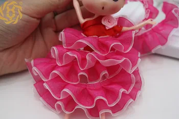 

21Yards Good Quality Mesh Lace Fabric 25mm Tulle Two Layers Trim Collar Laces Ribbon For Dress Crafts Sewing Guipure Laces