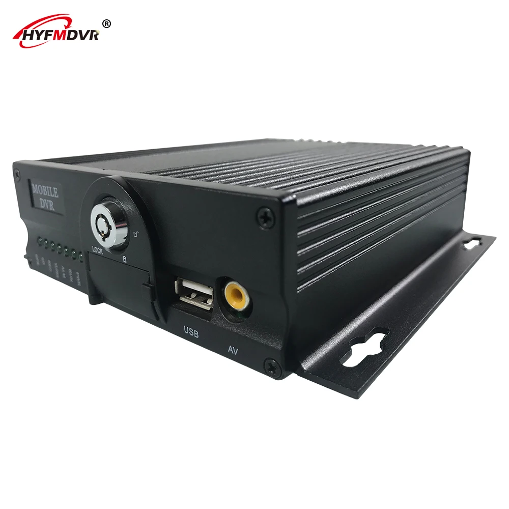 HYFMDVR 720P 4CH SD карта AHD 4G Мобильный цифровой видеорегистратор GPS