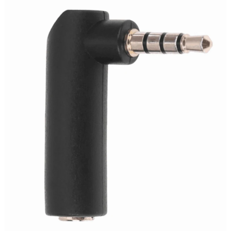 

Audio Adapters Right Angled 3.5mm Male-to-female 4 Section L Head Headphone Jack Connector Converter