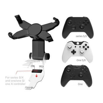 

For Xbox- Series X/S Controller X-type Mobile Phone Stand Holder One Slim Handle Clip Adjustable Rotating Bracket