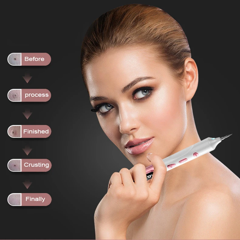 Recharge LCD Plasma Pen LED Lighting Laser Tattoo Mole Removal Machine Face Care Skin Tag Removal Freckle Wart Dark Spot Remover