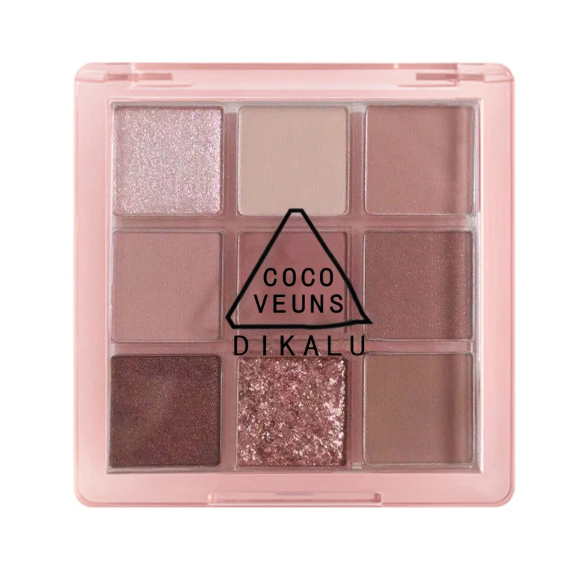 1~10PCS 4/9Color Matte Glitter Eyeshadow Palette Long Lasting Matte Eye Shadow Palette Eye Pigments With Brush Korean Cosmetics
