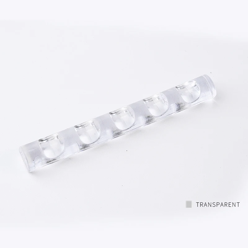 5-Gitter, buntes Acryl-Nagelbürstenregal, transparenter Stifthalter, Ständer, UV-Gel-Pinsel-Display-Werkzeug für Malerei und Maniküre – Detail 4